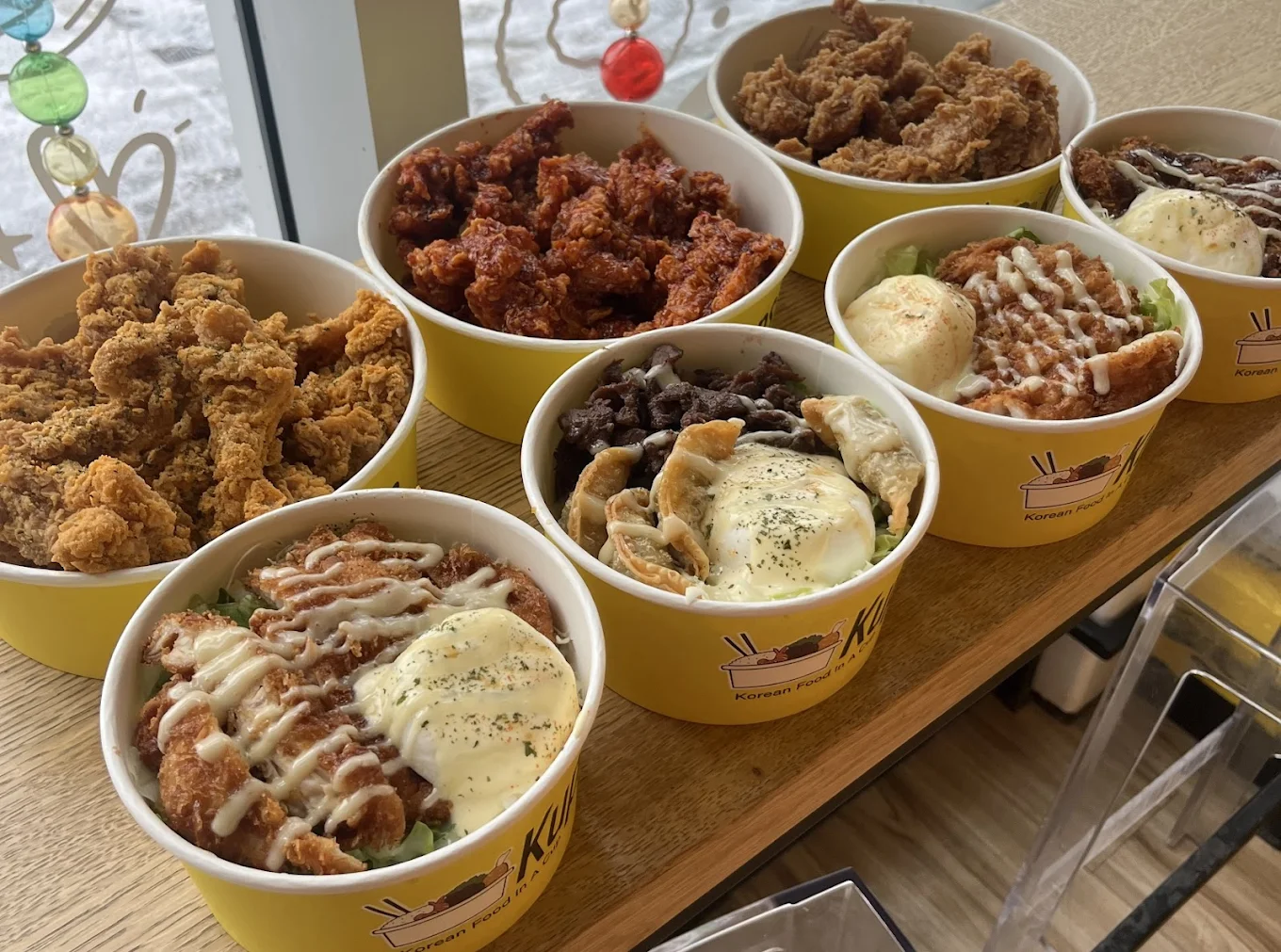 Kups Inglewood Korean restaurant interior in Calgary, AB